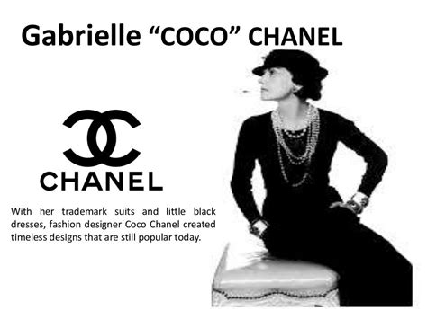 coco chanel ppt.